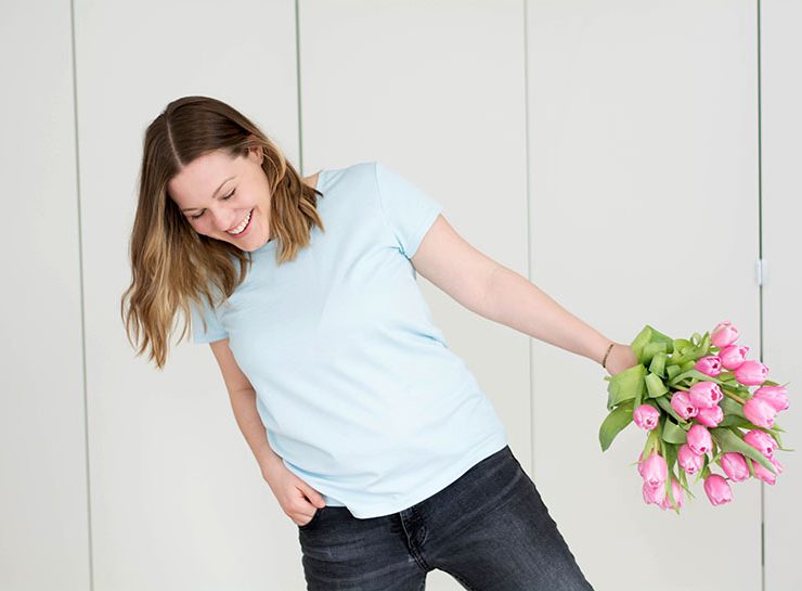 Schnittmuster Damen T-Shirt #swag Tragefoto