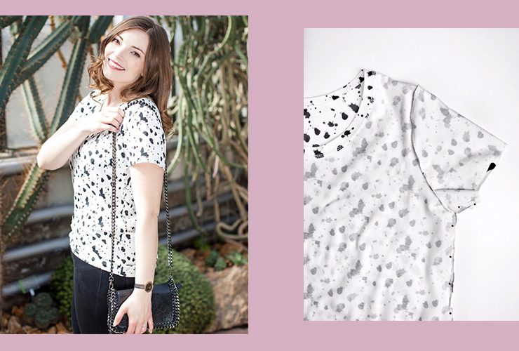 Schnittmuster Damen T-Shirt #swag Probenähen