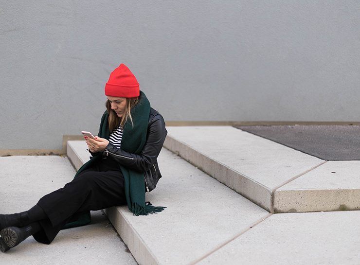 Schnittmuster Damen Langarmshirt #longswag Tragefoto