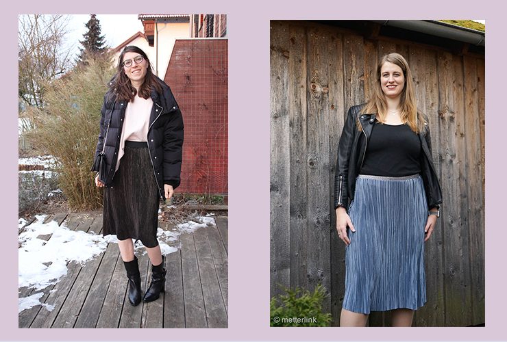 Schnittmuster Damen Rock #plissee Probenähen