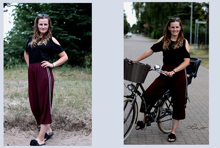 Schnittmuster Damen Culotte #palazzo Probenähen