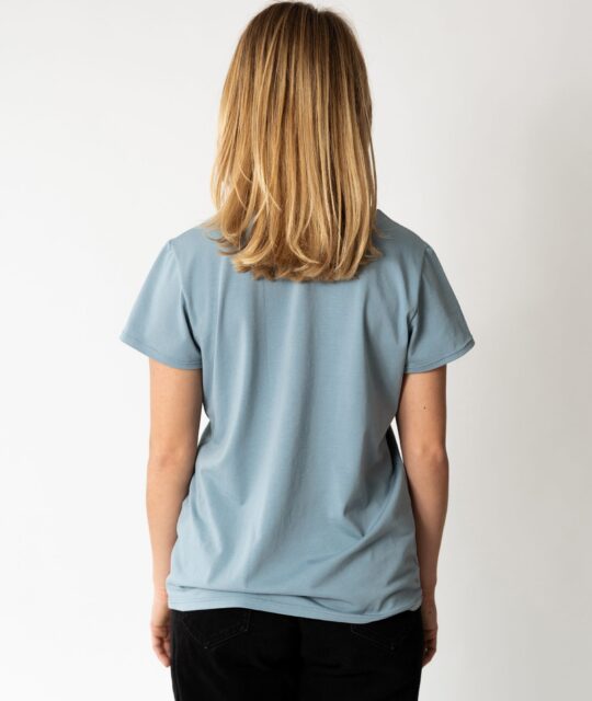Schnittmuster T-Shirt #swag Tragefoto Model Rückenansicht