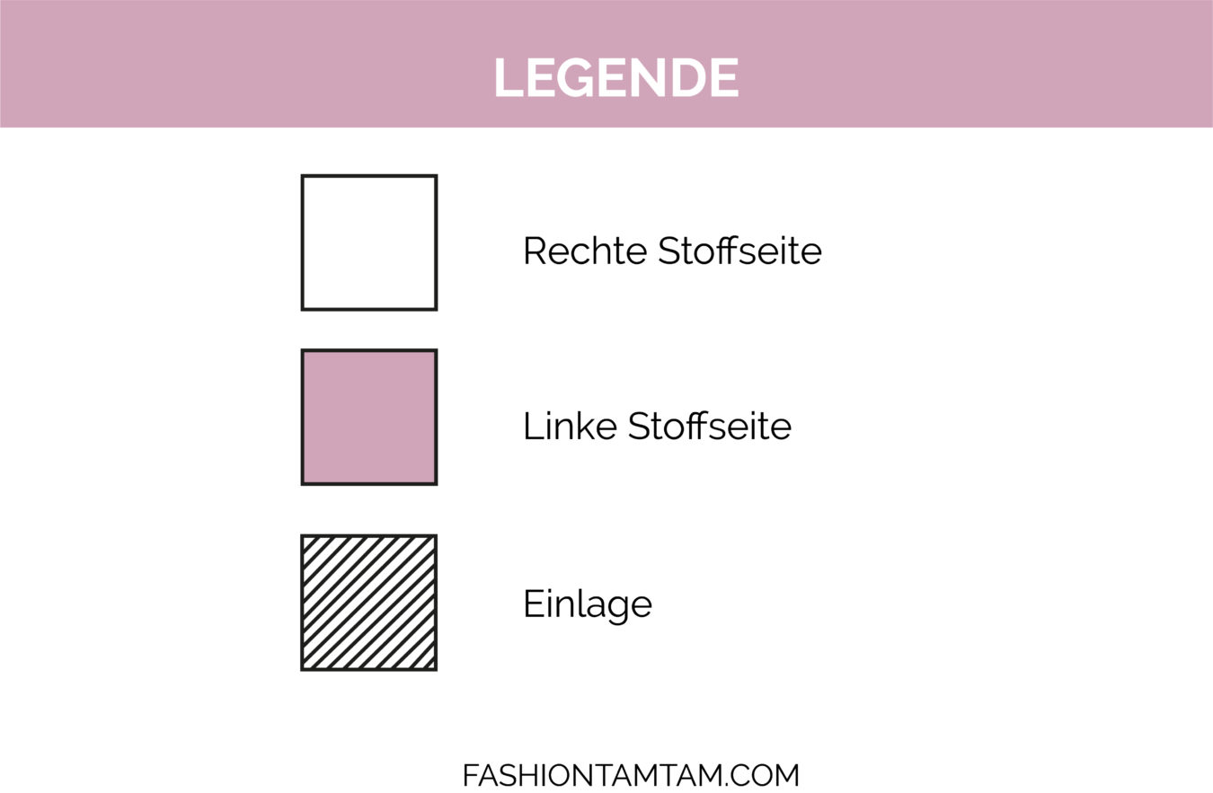 Fashiontamtam Nähanleitung Schnittmuster Legende Illustrationen